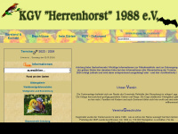 kgv-herrenhorst1988ev.de Webseite Vorschau