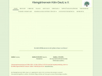 kgv-koeln-deutz.de Webseite Vorschau