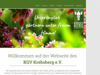 kgv-krebsberg.de Webseite Vorschau