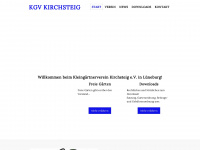 kgv-kirchsteig.de Webseite Vorschau