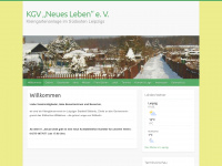 kgv-neues-leben.de Webseite Vorschau