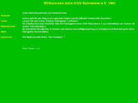 kgv-rohrwiese.de Webseite Vorschau