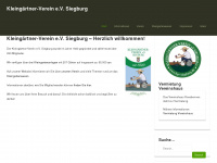 kgv-siegburg.de Webseite Vorschau