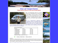 khaolak-transport.de Webseite Vorschau
