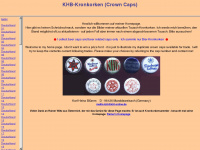 khb-kronkorken.de Webseite Vorschau