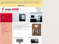 kiani.at Webseite Vorschau