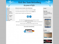 kick-box-team-rottenburg.de Webseite Vorschau
