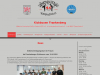 kickboxen-frankenberg.de Webseite Vorschau