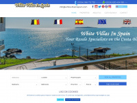 whitevillasinspain.com Webseite Vorschau
