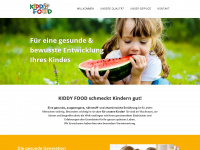 kiddy-food.de Webseite Vorschau