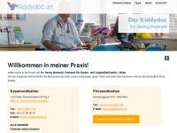 kiddydoc.at Webseite Vorschau