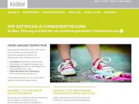 kideal.ch Webseite Vorschau