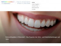 kieferorthopaedie-duebendorf.ch Webseite Vorschau