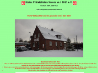 kieler-philatelistenverein.de Webseite Vorschau