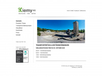 kiemy.ch Webseite Vorschau