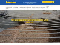 kiener.ch Webseite Vorschau