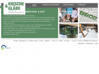 kiesche-glaebe.de Webseite Vorschau