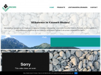 kieswerk-mieders.at Webseite Vorschau