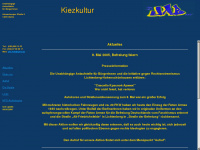 kiezkultur.de Webseite Vorschau