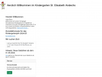 kiga-andechs.de Webseite Vorschau