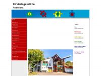 kiga-farbenland.de Webseite Vorschau
