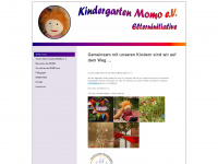 kiga-momo.de Webseite Vorschau