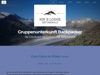 kiks-lodge.ch Webseite Vorschau