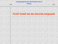kilep.ch Webseite Vorschau