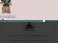 kilimandscharo.at Webseite Vorschau