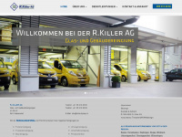 killer-tiptop.ch Webseite Vorschau