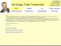 kimkrueger.de Webseite Vorschau
