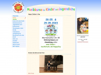 kinder-musikstudio.de Webseite Vorschau