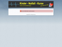 kinder-notfall-kurse.ch Webseite Vorschau