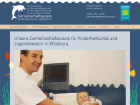 kinderaerzte-wuerzburg.de Webseite Vorschau
