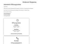 kinderarzt-noppeney.de Webseite Vorschau