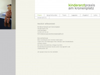 kinderarztpraxis-am-kronenplatz.ch Webseite Vorschau