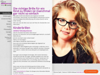 kinderbrillen.ch Webseite Vorschau