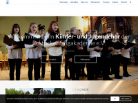 kinderchor-rostock.de Webseite Vorschau
