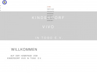 kinderdorf-vivo-togo.de Webseite Vorschau