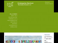 kindergarten-berchum.de Webseite Vorschau
