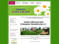 kindergarten-gaensebluemchen.de Webseite Vorschau