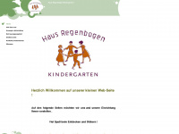 kindergarten-haus-regenbogen.de Webseite Vorschau