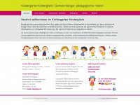 kindergarten-kinderglueck.at Webseite Vorschau
