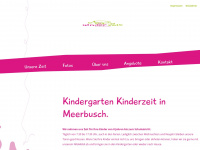 kindergarten-kinderzeit.de Webseite Vorschau