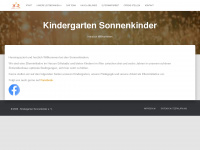 kindergarten-sonnenkinder.de Webseite Vorschau