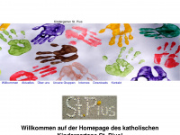 kindergarten-st-pius.de Webseite Vorschau