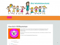 kindergarten-wuppermaeuse.de Webseite Vorschau
