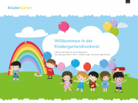 kindergartendrucker.de Webseite Vorschau