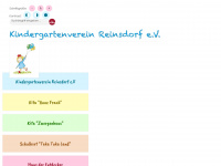 kindergartenverein-reinsdorf.de Webseite Vorschau