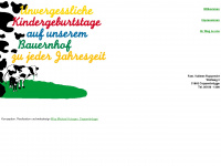 kindergeburtstage-auf-dem-bauernhof.de Webseite Vorschau